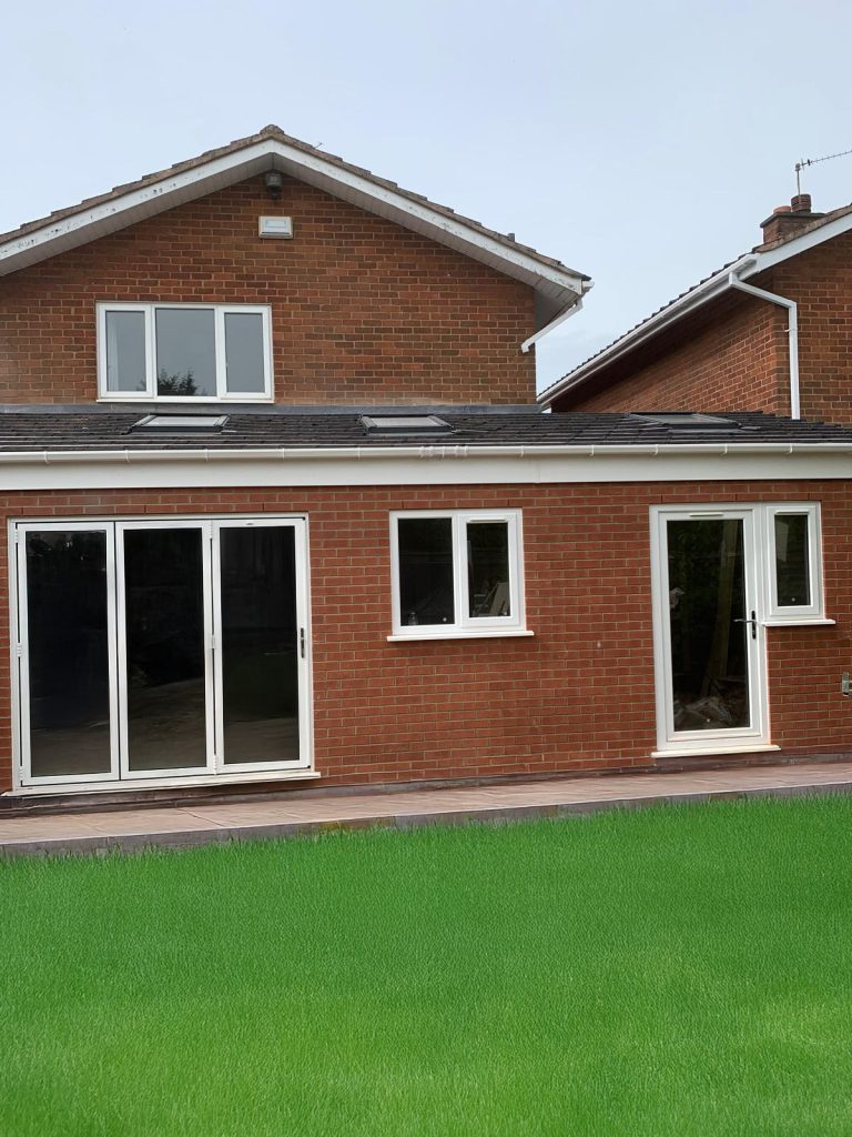 Large Single Story Rear Extension with Vaulted Roof, Shirley