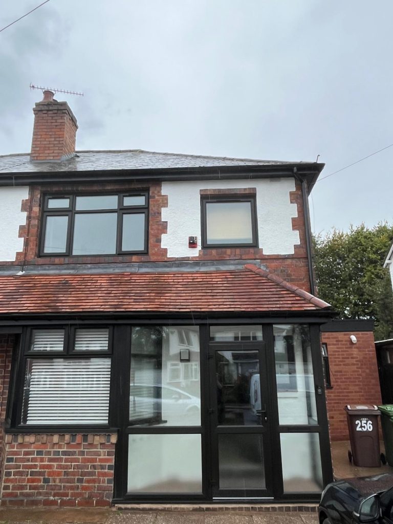 Single Story Side Extension with Sofits Fascia and Guttering, Shirley
