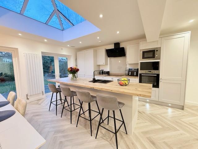 Large single story extension in Solihull. 